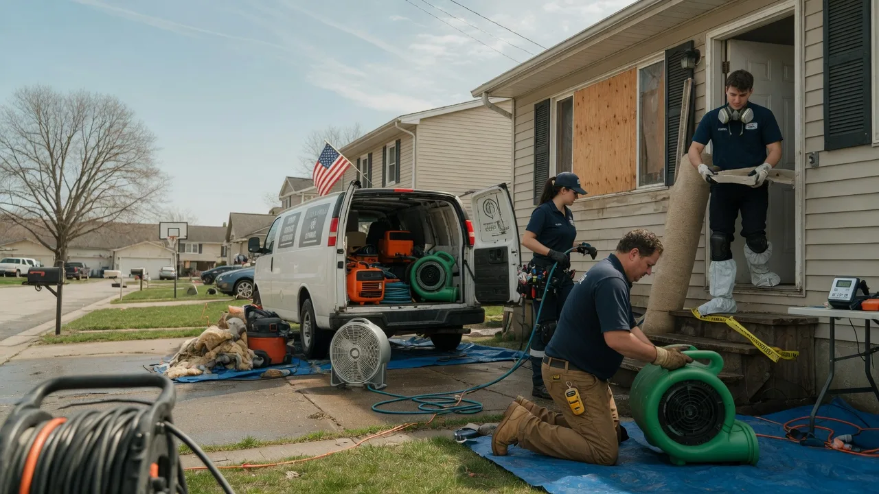 Water Damage Restoration in Falls, PA near me